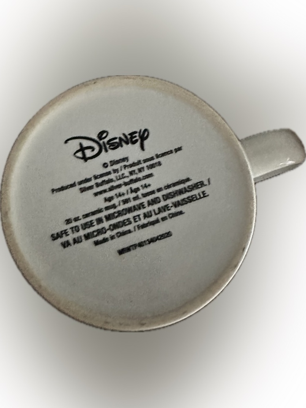 Disney Winnie the Pooh Ceramic Mug Cream 20oz Piglet Honey Bee Silver Buffalo - Picture 4 of 4